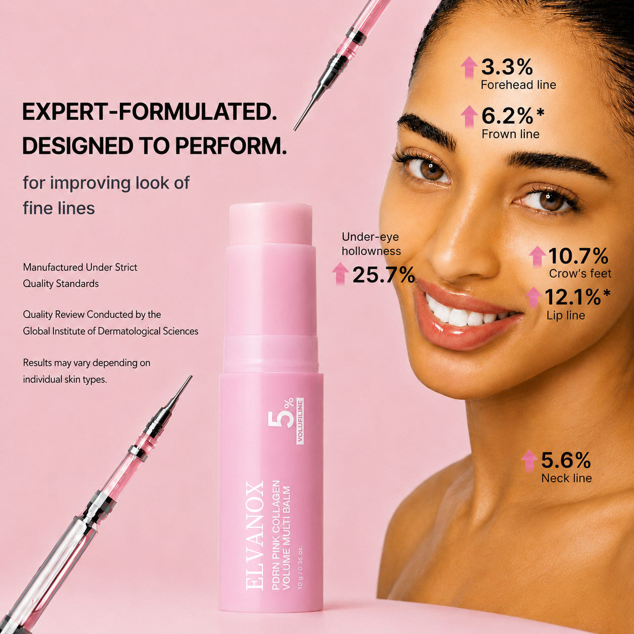 Last Day Buy 1 Get 1 Free ELVANOX Korean PDRN Pink Collagen Volume Multi Balm