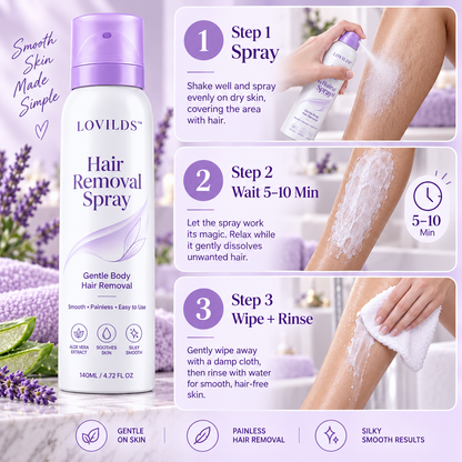 LOVILDS™ SmoothAway — Body Hair Removal Spray