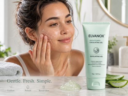 ELVANOX™ Face & Body Soft Peel Glow Reset Gel